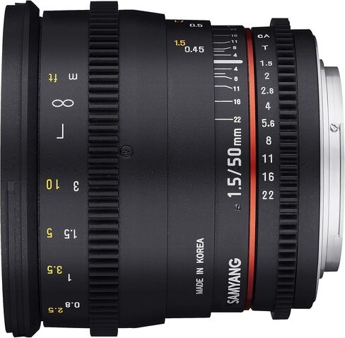 Samyang Cine DS SYDS50M-N 50mm T1.5 AS IF UMC عدسة بإطار كامل لنيكون in Saudi Arabia