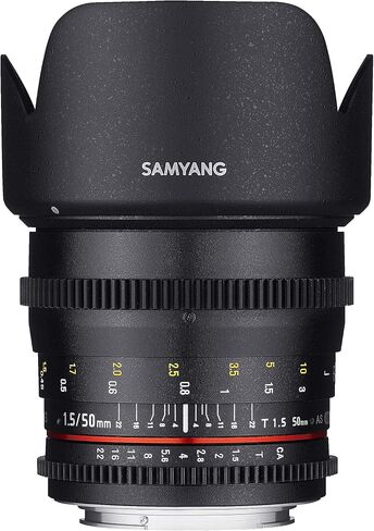 Samyang Cine DS SYDS50M-N 50mm T1.5 AS IF UMC عدسة بإطار كامل لنيكون in Saudi Arabia