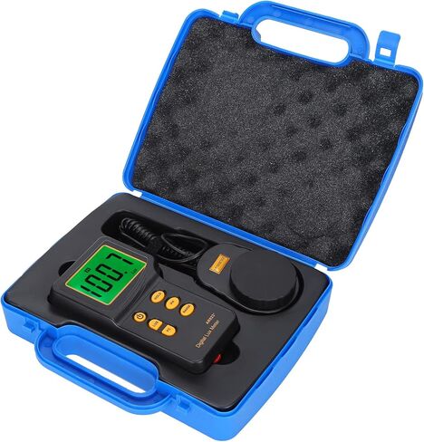 EVTSCAN Digital Illuminance Meter, Lux Meter Photometric Measurement Data Retention Accurate High Sensitivity 3‑Gear in Kuwait