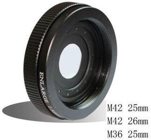 Handheld Digital Microscope Accessories Optical Enlarge 1.5/26mm Narrow Zoom Iris Diaphragm Aperture Condenser Adapter for Camera Lens Mounting Thread M42 Microscope Accessories in Kuwait
