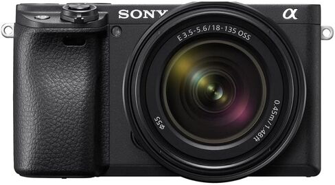 Sony Alpha a6400 Mirrorless Digital Camera with 18-135mm Lens (Black) Bundle with Art Suite, Battery Grip, Memory Card, Cleaning Kit, Tripod, and Battery (2-Pack) and Dual Charger, and Filter Kit in Saudi Arabia