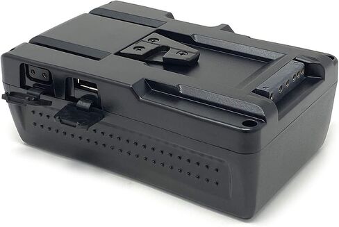 Wasabi Power V-Mount Battery (14.8V, 10400mAh, 150Wh) and V-Mount Battery Charger with D-Tap for Sony Video Camera Camcorder, Broadcast LED Light, and Any Other Compatible Video Camera Camcorder in Saudi Arabia