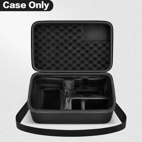 Hard Case Compatible with DJI Mini 3 Pro Drone and New for DJI RC Controller, Portable Travel Holder for Spare Propellers, Lightweight and Foldable Camera Drone Storage Bag and Accessories - Box Only in Saudi Arabia
