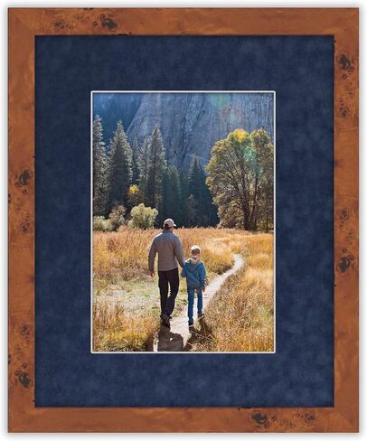 18x24 Mat for 13x19 Photo - Precut Navy Suede Picture Matboard for Frames Measuring 18 x 24 Inches - Bevel Cut Matte to Display Art Measuring 13 x 19 Inches - Acid Free Pack of 100 MATS in Saudi Arabia