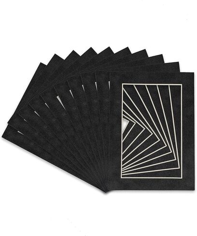 18x24 Mat for 13x19 Photo - Precut Navy Suede Picture Matboard for Frames Measuring 18 x 24 Inches - Bevel Cut Matte to Display Art Measuring 13 x 19 Inches - Acid Free Pack of 100 MATS in Saudi Arabia
