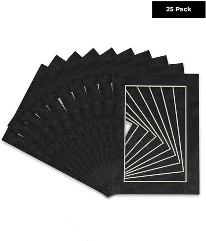 18x24 Mat for 13x19 Photo - Precut Navy Suede Picture Matboard for Frames Measuring 18 x 24 Inches - Bevel Cut Matte to Display Art Measuring 13 x 19 Inches - Acid Free Pack of 100 MATS in Saudi Arabia