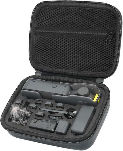 Osmo Pocket 3 Carrying Case, Portable Travel Storage Protective Carry Bag for DJI OSMO Pocket 3 Creator Combo Accessories, Carry Bag Large Capacity Protective Handbag All in One Gadget Storage Bag in Saudi Arabia