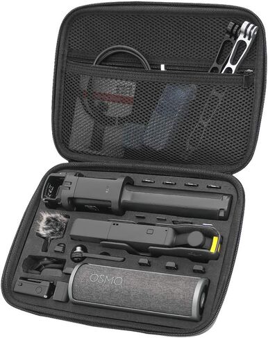 Osmo Pocket 3 Carrying Case, Portable Travel Storage Protective Carry Bag for DJI OSMO Pocket 3 Creator Combo Accessories, Carry Bag Large Capacity Protective Handbag All in One Gadget Storage Bag in Saudi Arabia