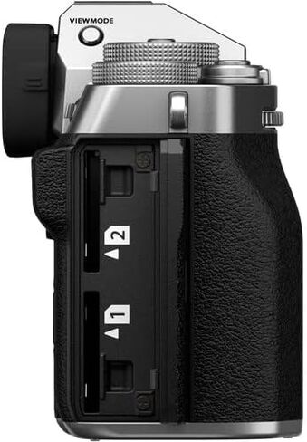FUJIFILM X-T5 Mirrorless Camera (Silver) Bundle with Extra Battery, Monopod, 64GB SDXC Card & More | USA Authorized with Fujifilm Warranty | Fuji x-t5 in Saudi Arabia