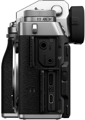 FUJIFILM X-T5 Mirrorless Camera (Silver) Bundle with Extra Battery, Monopod, 64GB SDXC Card & More | USA Authorized with Fujifilm Warranty | Fuji x-t5 in Saudi Arabia
