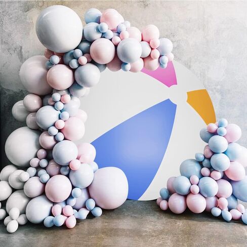 Leyiyi 3x3ft Soccer Round Backdrop Black and White Round Backdrop Cover Sports Theme Football Background for Kis Boys Man Birthday Party Newborn Soccer Gender Reveal Party Decoration Banner in Saudi Arabia