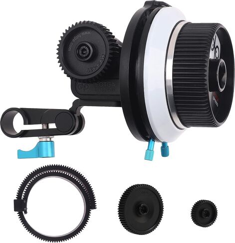 Fotga DP3000 Compact Single 15mm Rail A/B Stops Lens Follow Focus Lever Angel Adjustable for DSLR Mirrorless Video Camera Video Making Filmmaking in Saudi Arabia