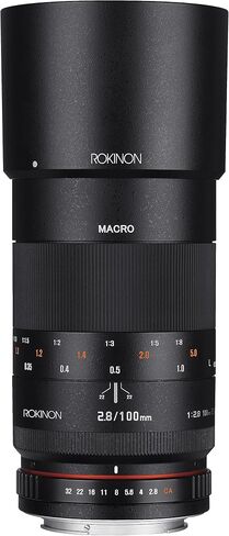 Rokinon 100mm F2.8 ED UMC Full Frame Telephoto Macro Lens for Olympus and Panasonic Micro Four Thirds Interchangeable Lens Cameras in Saudi Arabia