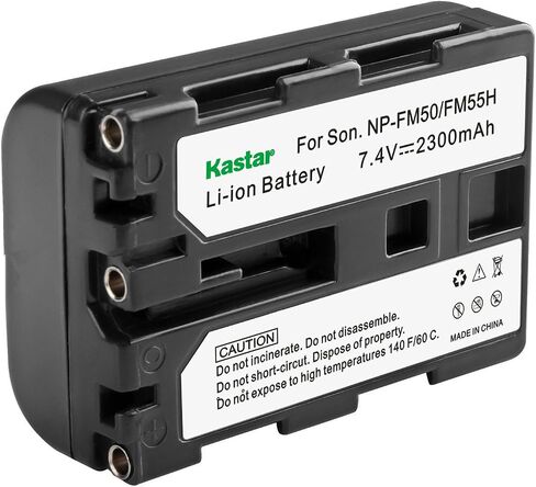 Kastar Battery for Sony NP-FM30 NP-FM50 NP-FM51 NPFM3, NPFM50 NPFM51 and Sony HVL-IRM DCR-TRV140 DCR-PC100 DCR-TRV140 DCR-TRV30 CCD-TRV128 DCR-TRV33 DCR-TRV340 CCD-TRV318 HDR-HC1 DCR-TRV20 DCR-PC110 in Saudi Arabia