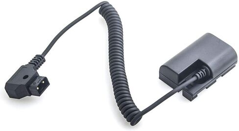FocusFoto Fully Decoded LP-E6 Dummy Battery Power Adapter to D-tap Spring Cable for SmallHD 501 502 702 Monitor for Canon EOS 5D4 5DSR 5D2 5D3 6D 60D 7D 7D2 70D 80D 90D R, R5, R5C, R6, R6 Mark II, R7 in Saudi Arabia