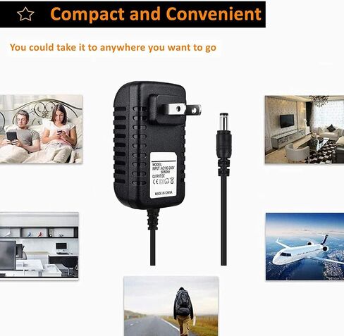 CJP-Geek AC Adapter Compatible with Q-See Elite QD6501B QD6501B-N Camera Wall Charger Power Supply in Kuwait
