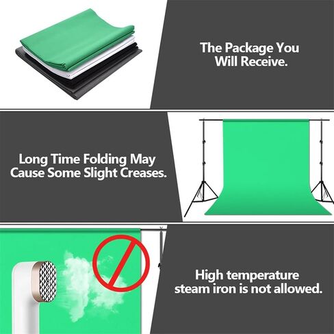 BHVXW Photographic Lighting Kit 4 Socket Lamp Holder 1.6 * 3m Backdrop Background Cloth Cantilever Frame Support for Photo Studio (Size : E) in Saudi Arabia