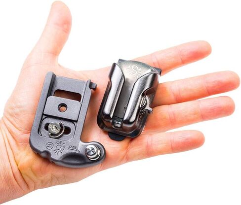 SPIDER HOLSTER – SpiderPro Camera Holster Set v2 for Carrying Professional DSLR Camera with Clip-On Self-Locking Camera Holster, DSLR Camera Plate, and Stainless Steel Pin – Compatible with Any Belt in Kuwait