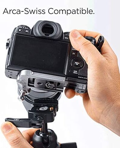 SPIDER HOLSTER – SpiderPro Camera Holster Set v2 for Carrying Professional DSLR Camera with Clip-On Self-Locking Camera Holster, DSLR Camera Plate, and Stainless Steel Pin – Compatible with Any Belt in Kuwait