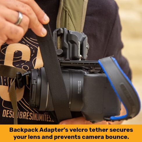 SPIDER HOLSTER – Clip-on Camera Holster and Camera Plate with Durable Stainless Steel Pin – Compatible with Any Belt in Saudi Arabia