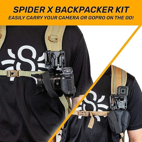 SPIDER HOLSTER – Clip-on Camera Holster and Camera Plate with Durable Stainless Steel Pin – Compatible with Any Belt in Saudi Arabia
