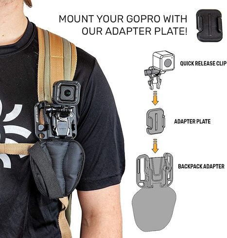 SPIDER HOLSTER – Clip-on Camera Holster and Camera Plate with Durable Stainless Steel Pin – Compatible with Any Belt in Saudi Arabia
