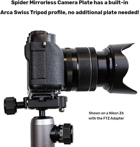 SPIDER HOLSTER – Clip-on Camera Holster and Camera Plate with Durable Stainless Steel Pin – Compatible with Any Belt in Saudi Arabia