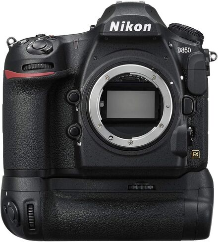 Nikon D850 FX-Format Full Frame Digital SLR DSLR WiFi 4K Camera Body + Battery Grip Power Bundle with Deco Gear Photography Case Bag + 64GB Card + Compact Tripod + Software & Accessories in Saudi Arabia