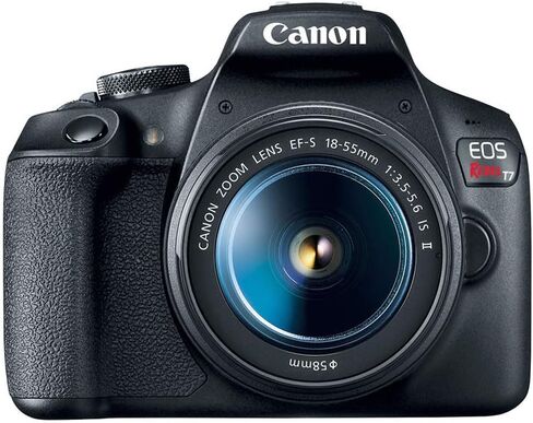 Canon 2727C021 EOS Rebel T7 DSLR Camera with EF18-55mm + EF 75-300mm Double Zoom Kit Bundle with 3 YR CPS Enhanced Protection Pack in Saudi Arabia