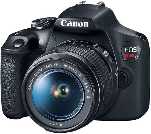 Canon 2727C021 EOS Rebel T7 DSLR Camera with EF18-55mm + EF 75-300mm Double Zoom Kit Bundle with 3 YR CPS Enhanced Protection Pack in Saudi Arabia