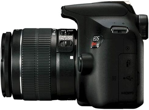 Canon 2727C021 EOS Rebel T7 DSLR Camera with EF18-55mm + EF 75-300mm Double Zoom Kit Bundle with 3 YR CPS Enhanced Protection Pack in Saudi Arabia