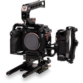 Tiltaing Camera Cage Kit E Compatible with Sony a7S III Camera | a7S III Pro Kit with Handles, NATO Rail | TA-T18-E-B (Black) in Kuwait