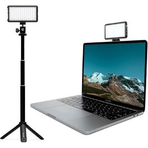 Lume Cube Broadcast Lighting Kit Live Stream Webcam Light for Computer & Laptop Enhance Video Calls Streaming & Vlogging Include Adjustable Tripod & Clip Mount Adjust Brightness & Color Temperature in Saudi Arabia