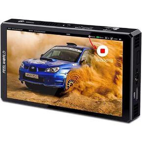FEELWORLD CUT6S Recording Monitor 6 inch with HDR 3D LUT Waveform 1920x1080 Pixels Touch Screen Monitor USB2.0 Recorder FHD IPS 4K HDMI SDI in Kuwait
