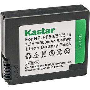 Kastar NP-FF50 / NP-FF51 / NP-FF51S Battery 1-Pack Replacement for Sony DCR-PC106, DCR-PC106E, DCR-PC107, DCR-PC107E, DCR-PC108, DCR-PC108E, DCR-PC109, DCR-PC109E, DCR-PC350, DCR-PC350E Camera in Kuwait