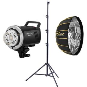 Flashpoint BLAZ 300-V 300Ws R2 Studio Monolight Flash Kit with Stand and Beauty Dish in Kuwait