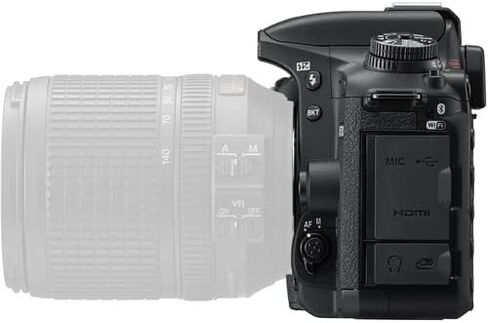 Nikon D7500 DSLR Camera - Bundle - (Body Only) (1581) + 2X EN-EL15 Battery + 2X SanDisk 64GB Card + Case + 12 Inch Flexible Tripod + Deluxe Cleaning Set + HDMI Cable + Hand Strap + More in Saudi Arabia