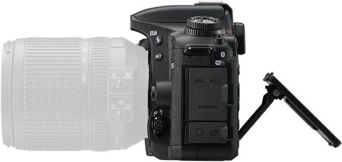 Nikon D7500 DSLR Camera - Bundle - (Body Only) (1581) + 2X EN-EL15 Battery + 2X SanDisk 64GB Card + Case + 12 Inch Flexible Tripod + Deluxe Cleaning Set + HDMI Cable + Hand Strap + More in Saudi Arabia