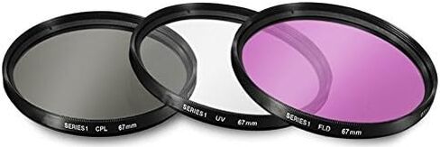 طقم فلتر مكون من 3 قطع 49مم (UV-CPL-FLD) لسوني 18-55 مم DT E-Mount، 55-210mm, 16mm f/2.8، 20mm f/2.8 EMOUNT, 24mm f/1.8, FE 28mm f/2, 30mm f/2.8, 30mm f/3.5, 35mm f/1.8, 50mm f/1.8, 55mm f/1.8 in Saudi Arabia