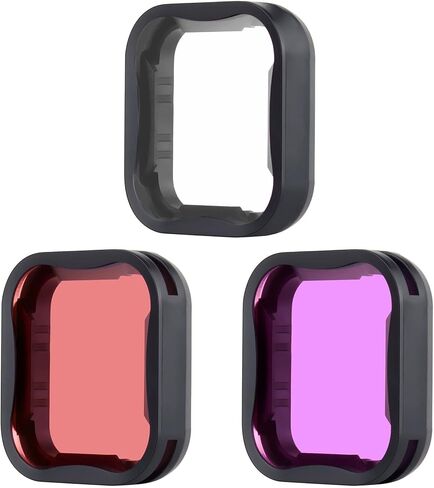 2-Pack Snorkel Lens Filter Set for GoPro Hero 7 6 5 Black in Kuwait