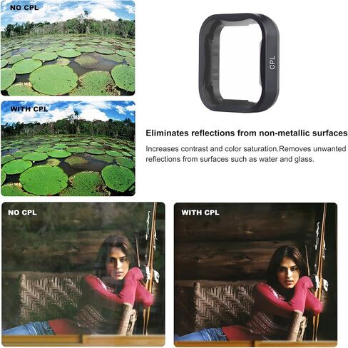 2-Pack Snorkel Lens Filter Set for GoPro Hero 7 6 5 Black in Kuwait