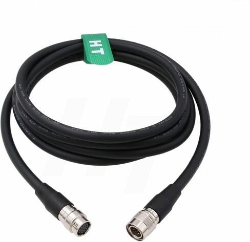 كابل تمديد HangTon 12 دبوس Hirose ذكر إلى مقبس أنثى 12 دبوس لكاميرا Sony Panasonic CCXC-12P DXC-950 990 إلى وحدة التحكم عن بعد (2 متر) in Kuwait
