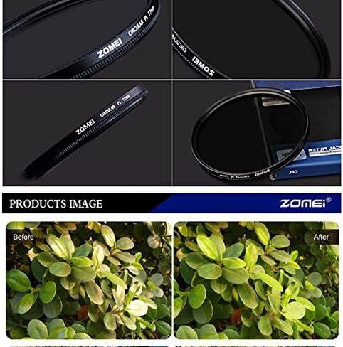 Zomei 82 مللي متر CIR-PL مرشح CPL دائري لكاميرا Canon Nikon Sony Pentax Fujifilm Olympus DSLR عدسة الكاميرا in Kuwait