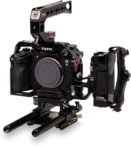 Tiltaing Camera Cage Kit E Compatible with Sony a7S III Camera | a7S III Pro Kit with Handles, NATO Rail | TA-T18-E-B (Black) in Kuwait