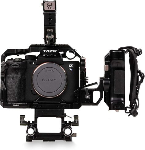 Tiltaing Camera Cage Kit E Compatible with Sony a7S III Camera | a7S III Pro Kit with Handles, NATO Rail | TA-T18-E-B (Black) in Kuwait