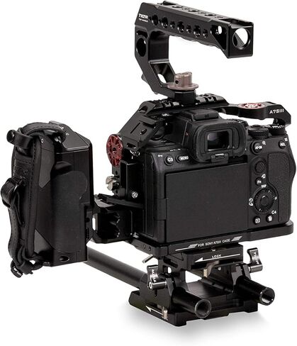 Tiltaing Camera Cage Kit E Compatible with Sony a7S III Camera | a7S III Pro Kit with Handles, NATO Rail | TA-T18-E-B (Black) in Kuwait