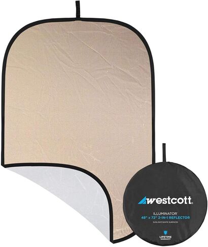 Westcott Illuminator 48x72 عاكس مستطيل، ضوء الشمس/أبيض in Saudi Arabia