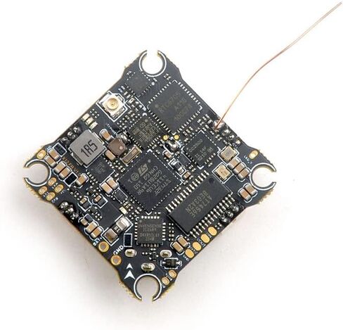 HAPPYMODEL X12 AIO 5in1 1-2S Flight Controller with Built-in 12A ESC OPENVTX Betaflight OSD for FPV Tinywhoop Toothpick Drone (SPI ELRS) in Kuwait