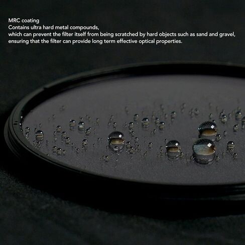 Black Diffusion 1/2 Filter, Soft Diffuser Focus Camera Lens Filter, Ultra Slim Water Scratch HD Optical Glass, 18 Layers Nano Coatings for Video Vlog[82mm] in Kuwait