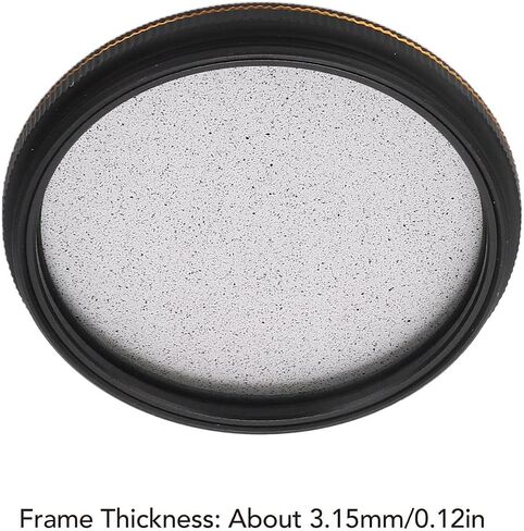 Black Diffusion 1/2 Filter, Soft Diffuser Focus Camera Lens Filter, Ultra Slim Water Scratch HD Optical Glass, 18 Layers Nano Coatings for Video Vlog[82mm] in Kuwait